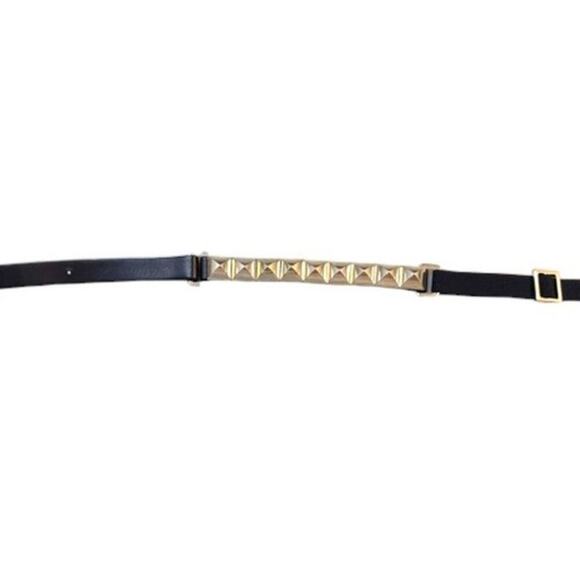Vintage Suzi Roher Canada Studded Leather Belt Small Plus Silver 90s main image 5